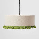 Japanese Cloth Pendant Lamp Retro Tassels Hanging Chandelier for Living Room - Ljojo
