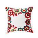 Embroidered Bohemian Pillow Cover by Ljojo - 45x45 Decorative Cushion Case