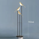 Scandinavian Designer LED Floor Lamp with Bird Illumination Table Desk Light for Bedroom Living Room by Ljojo