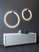 Ljojo LED Circular Wall Lamp - Modern Minimalist Bedroom Lighting Fixutre