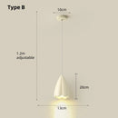 French Cream Style Resin Pendant Lightfor Bedroom Dining Room Decor by Ljojo