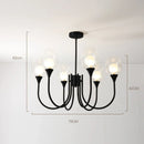 Ljojo Modern Minimalist Indoor Suspension Hanging Light for Living Room Bedroom Dining Loft