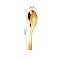 Ljojo 304 Stainless Steel Korean Children Soup Spoon Ice Cream Dessert Fruit Spoons