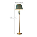European Retro Ceramic Floor Lamp - Home Decoration Standing Light for Living Room by Ljojo