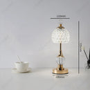 Ljojo Metal Crystal Acrylic Table Lamp - Retro Nordic Bedroom Decor