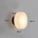 Ljojo Spanish Marble Round Wall Lamp - Modern Nordic LED Light for Living Room & Bedroom