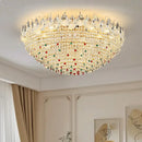French Crystal Chandelier for Modern Living Room by Ljojo - High-End Creamy Style Lighting