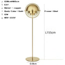 Modern Danish Floor Lamp with E27 Bulb | Ljojo Desk Light for Rotating Table
