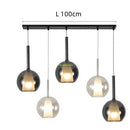 Nordic Glass Bubble LED Pendant Lights Chandeliers for Living Room by Ljojo