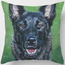 Cute Dog Pattern Square Pillow Covers For Home Decor by Ljojo