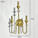Copper Wall Lamp Luxury Living Room Bedroom Candle Light by Ljojo