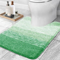 Ljojo Luxury U-Shape Bathroom Rug: Soft, Absorbent, Non-Slip Plush Shower Mat