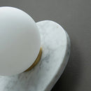 Ljojo Marble Sconce: European Luxury Green Wall Lamp for Bedroom & Living Room