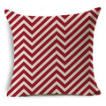 Geometric Linen Seat Cover 45x45cm for Home Decor - Ljojo