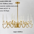 Ljojo Luxe Bar Dining Room Chandelier - High-End Crystal Light