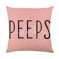 Easter Bunny Eggs Pillowcase 45x45cm Linen Pillow Covers, Ljojo Home Decor Brand