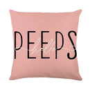Easter Bunny Eggs Pillowcase 45x45cm Linen Pillow Covers, Ljojo Home Decor Brand