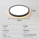 Modern LED RGB Ceiling Light Dimmable Remote Control Bedroom Lamp Ljojo