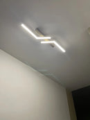 Ljojo LED Strip Chandelier Ceiling Lamp for Modern Home Decor