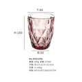 Ljojo 240ml Water Glass Set for Cold Drinks, Family and Friends Party