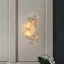 Ljojo French Luxury Living Room Wall Light 2025 Creative Flower Bedroom Decor Bedside Lamp