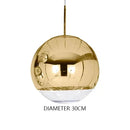 Nordic Glass Ball Pendant Light for Dining Room - Modern Hanging Lamp by Ljojo
