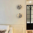 Ljojo Marble LED Wall Lamp - Silver Aluminium Sconce for Indoor Spaces
