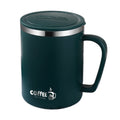 Ljojo 480ml Insulated Stainless Steel Coffee Mug with Lid & Handle