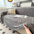 Ljojo™ Super Warm Coral Fleece Sofa Blanket for Winter - Soft & Thick Couch Cover
