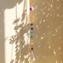 Ljojo™ Crystal Lotus Sun Catcher Chakra Rainbow Prism Home Decor