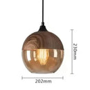 Modern LED Glass Pendant Light Fixture for Kitchen & Dining Room by Ljojo