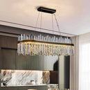 Ljojo Luxury Crystal Living Room Chandelier Modern Pendant Light Indoor Lighting