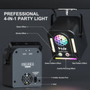 Ljojo™ LED RGB Running Horse Strobe Lights with Remote Control for Party DJ & Disco