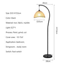 Nordic Linen Fabric LED Floor Lamp for Living Room Ljojo Lighting Fixtures