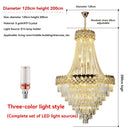 Ljojo Luxury Crystal Chandelier for Home Decor and Hotel Staircase