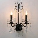American Black Crystal Chandelier | European Art Decor Ceiling Light by Ljojo