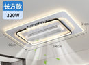 Nordic 6 Speed Remote Vaneless LED Ceiling Fan Light for Bedroom Dining Room by Ljojo