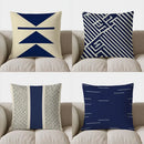 Geometric Pattern Throw Pillow by Ljojo - Ideal for Sofa, Bedroom, or Car