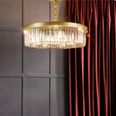 Ljojo Modern Luxury Crystal Black/golden Pendant Light Chandelier - Room Decor Bedroom Restaurant