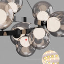 Glass Ball Chandelier Dimmable Modern Home Decor for Living Room by Ljojo