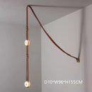 Italian Minimalist LED Chandelier Lighting for Living Room Stairwell by Ljojo