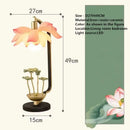 Contemporary Lotus Table Lamp Chinese Style for Living Room by Ljojo