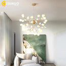 Ljojo LED Firefly Pendant Light: Modern Romantic Hanging Light Fixture