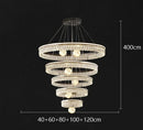 Ljojo Luxury LED Pendant Chandelier for Living & Dining Room Decor