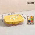 Ljojo Refrigerator Fresh-keeping Box 3/4/6 Grids Onion Garlic Pepper Storage Organizer