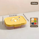 Ljojo Refrigerator Fresh-keeping Box 3/4/6 Grids Onion Garlic Pepper Storage Organizer