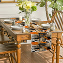 Geometric Lines Table Runner for Home Decor by Ljojo