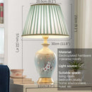 Ljojo Luxe Ceramic Table Lamp for Living Room & Bedroom décor