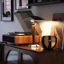 Ljojo Medieval Desk Lamp Wood/Iron Nostalgic High-end E14 Bulb Lamps