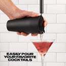 Ljojo Matte Black Cocktail Shaker Set for Home Bartending